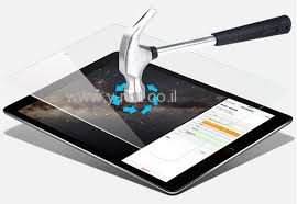 מגן מסך מזכוכית מחוסמת נגד שבר ושריטות אייפד <b>פרו 9.7</b> אינצ'  iPad PRO