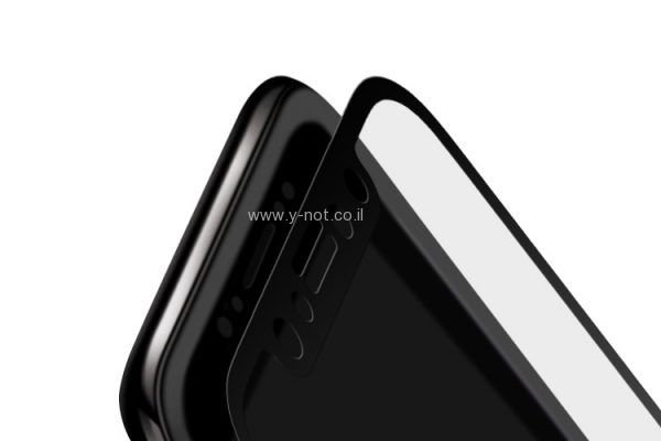 מגן מסך אייפון X/XS מזכוכית מחוסמת מבית OTAO! - <b>כל המסך 2.5D</b> – תמונה 3