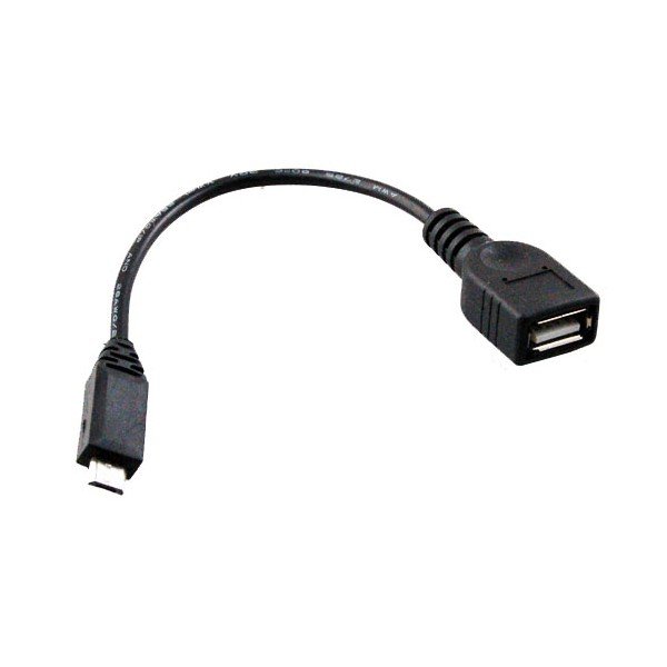 כבל מיקרו USB לנקבה USB OTG