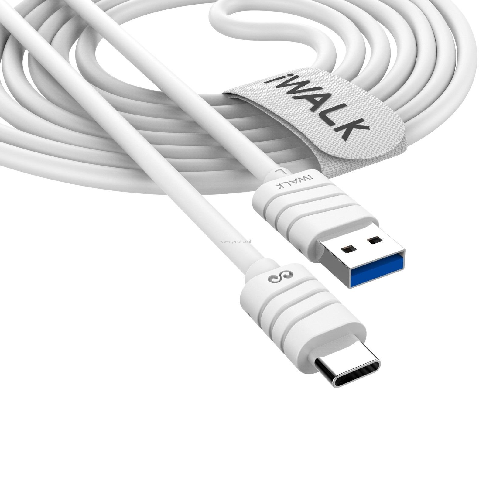 כבל סנכרון וטעינה - USB ל - USB-Type-C - מבית iWalk