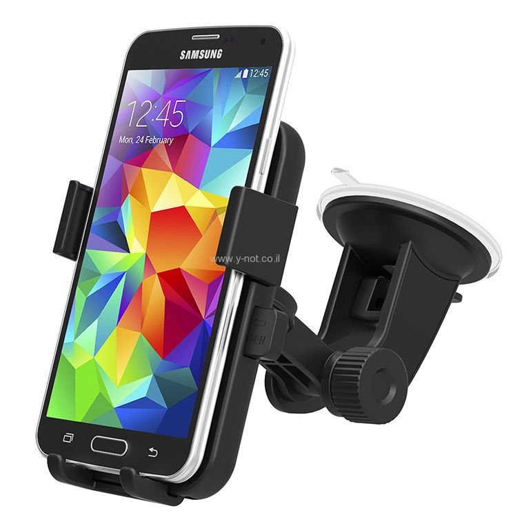 מעמד / מתקן לסלולארי לרכב לאייפון  ,  גלקסי  ,  נוט LG ועוד  - iOttie Easy One Touch