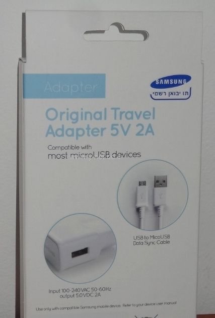 מטען בית מקורי לסמסונג גלקסי + כבל - 2A - SAMSUNG TRAVEL – תמונה 3