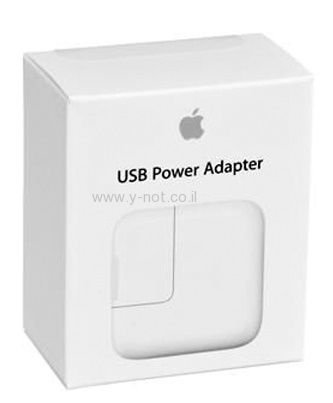 Alternative view of מטען בית לאייפד - מקורי אפל באריזה מקורית  APPLE MD836ZM/A