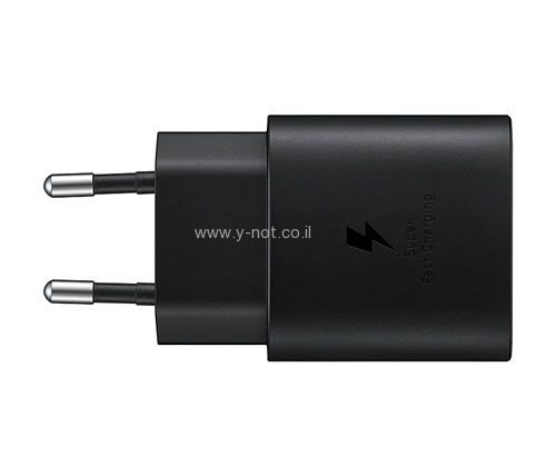 מטען בית 25W PD מקורי לסמסונג גלקסי + TYPE C כבל - Super Fast Charger 2.0 – תמונה 3