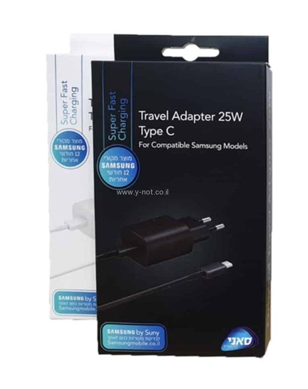 מטען בית 25W PD מקורי לסמסונג גלקסי + TYPE C כבל - Super Fast Charger 2.0 – תמונה 5