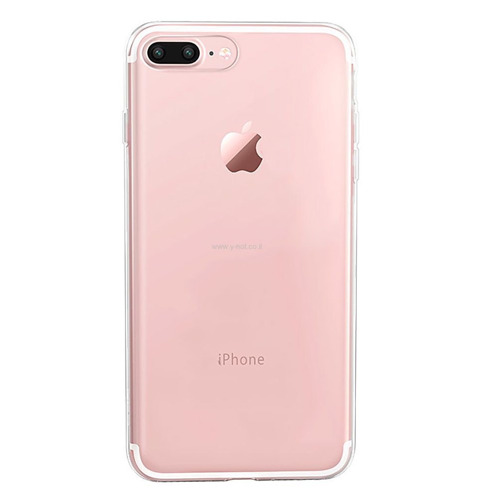מגן סיליקון שקוף לאייפון 7/8 פלוס