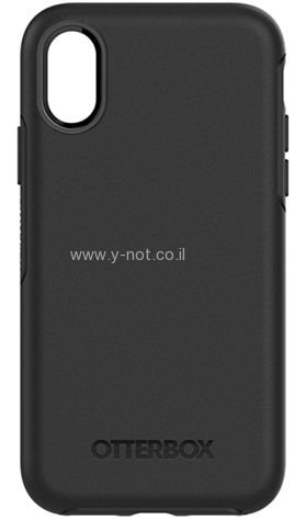 מגן אייפון X/XS - אוטרבוקס סימטרי OTTERBOX SYMMETRY - <b>שחור</b>