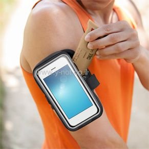 נרתיק ספורט זרוע עם אחסון אוניברסלי עד 5" Storage Plus Belkin