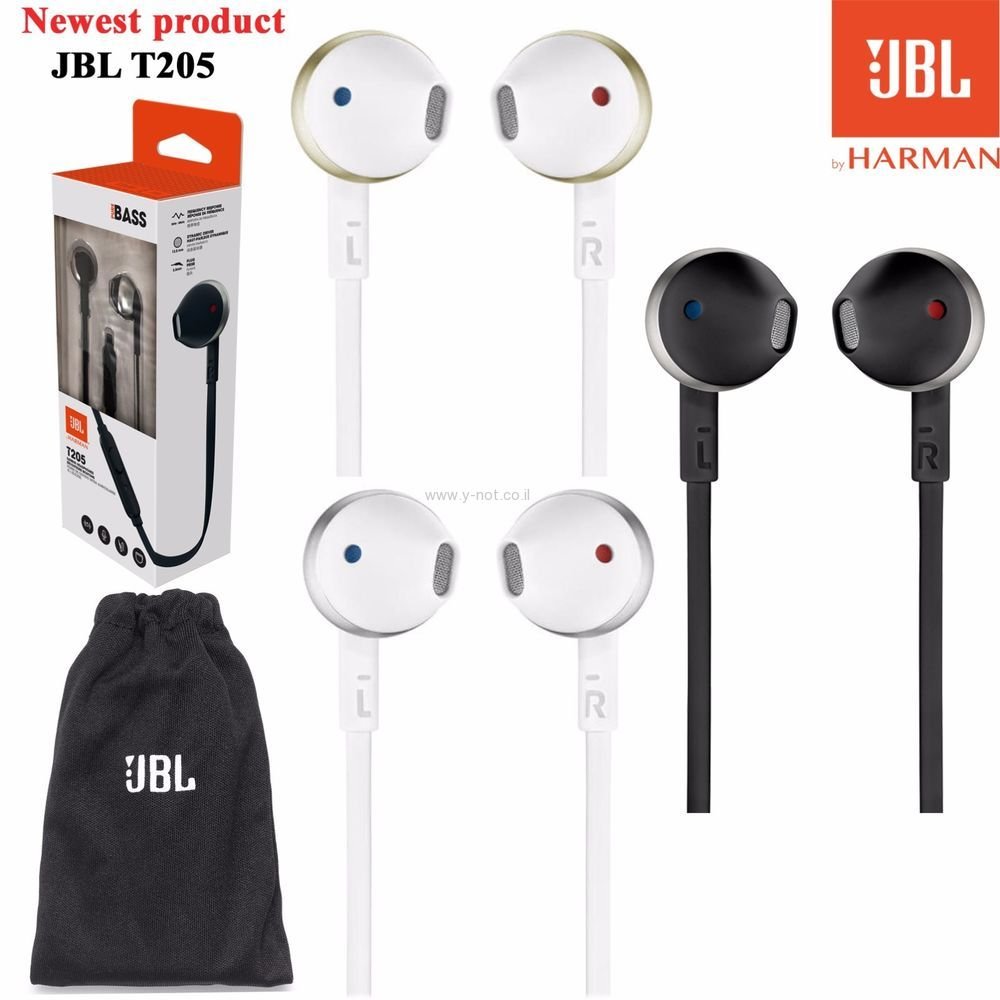Alternative view of אוזניות JBL T205 In-Ear מבית JBL