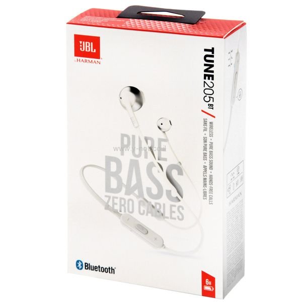 אוזניות In-Ear אלחוטיות JBL TUNE 205BT – <b>בס מוגבר</b>