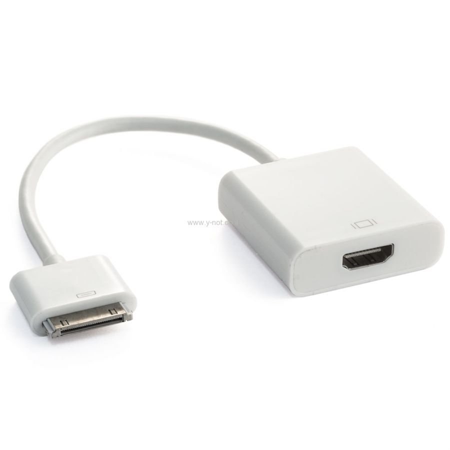כבל מתאם אייפון 4 / אייפד 1  , 2  , 3 ל-HDMI -נקבה - להעביר את הצפייה ל  -TV