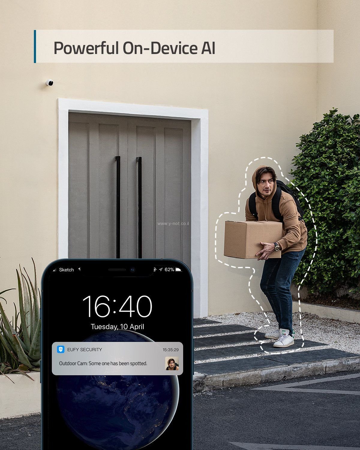 <b>מצלמת אבטחה מבית אנקר </b> דגם OUTDOOR WIRED- EUFY SECURITY OUTDOOR CAM PRO – תמונה 5