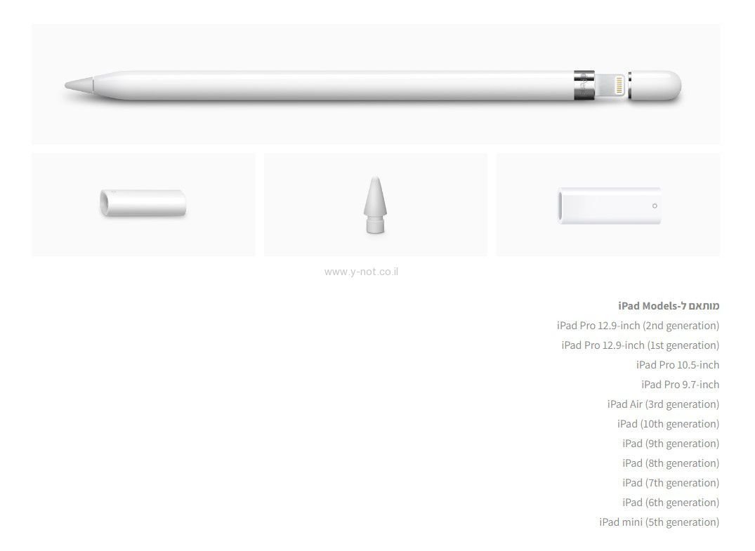 Apple Pencil 1nd Generation – תמונה 3