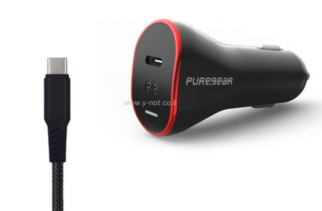 מטען לרכב מדגם <b>35W </b> GaN II Car Charger Type C