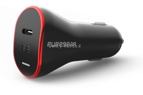 מטען לרכב מדגם 35W GaN II Car Charger puregear