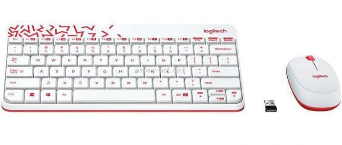 סט מקלדת ועכבר אלחוטיים Logitech MK240 Nano