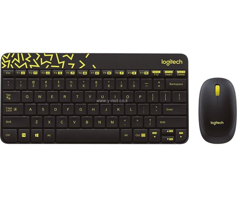 סט מקלדת ועכבר אלחוטיים Logitech MK240 Nano – תמונה 3