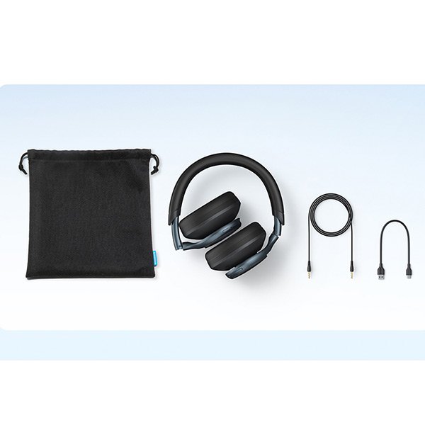 אוזניות קשת On-Ear דגם Anker Soundcore Space One A3035 צבע לבן / שחור – תמונה 6