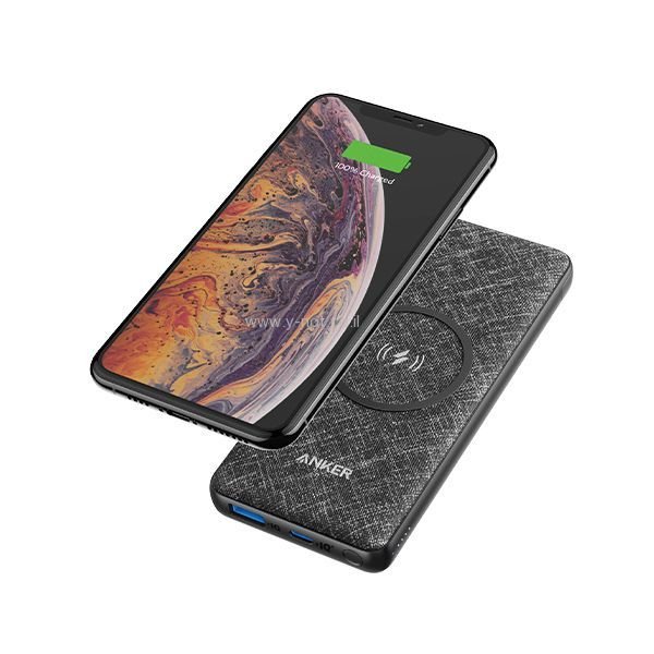 סוללת גיבוי 10000mAh דגם Anker Wireless Power Bank 10000mAh A1617