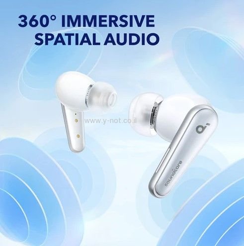 אוזניה Anker Soundcore ANC Liberty 4 לבן /שחור – תמונה 3