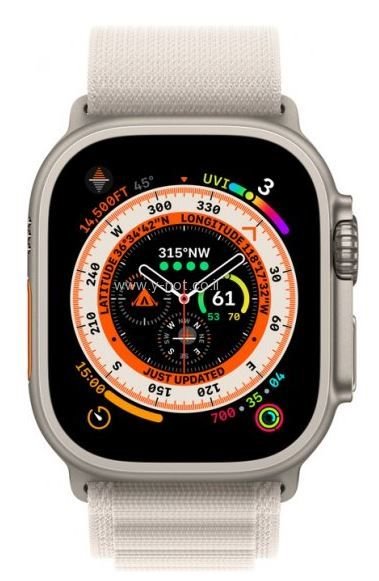 Alternative view of שעון חכם APPLE WATCH ULTRA CELLULAR 49MM TITANUM בצבעים