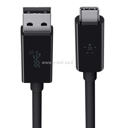 Alternative view of כבל USB-A 3.1 ל- USB-C באורך 1 מ' BELKIN