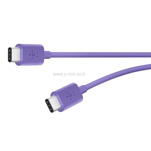 כבל סנכרון וטעינה USB 2.0 USB-C to USB-C - מבית BELKIN – תמונה 5