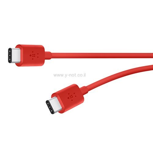 כבל סנכרון וטעינה USB 2.0 USB-C to USB-C - מבית BELKIN – תמונה 6