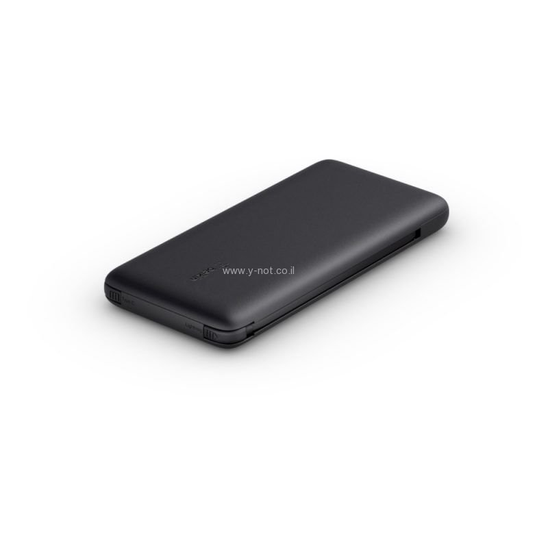 מטען נייד עם כבלים מובנים בנפח 10 , 000mAh - מבית BELKIN – תמונה 4