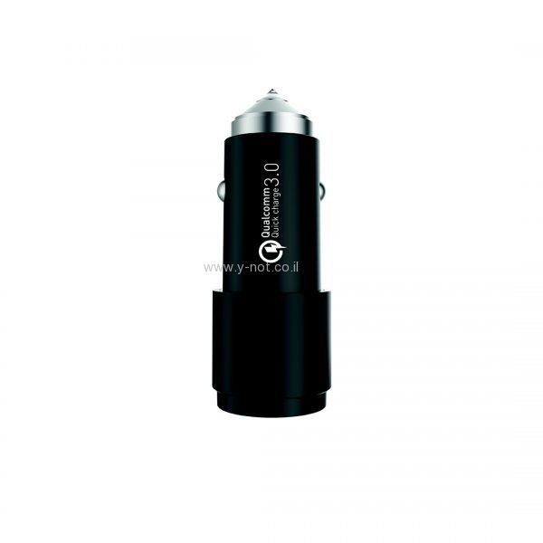 מטען לרכב עם תמיכה בטעינה מהירה ב- Baseline Quick Charge 3.0