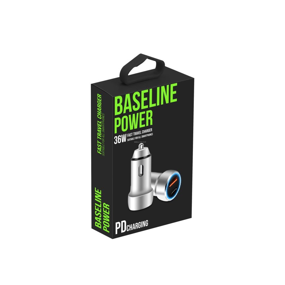 Alternative view of מטען לרכב עם תמיכה בטעינה מהירה ב- Baseline Quick Charge 3.0