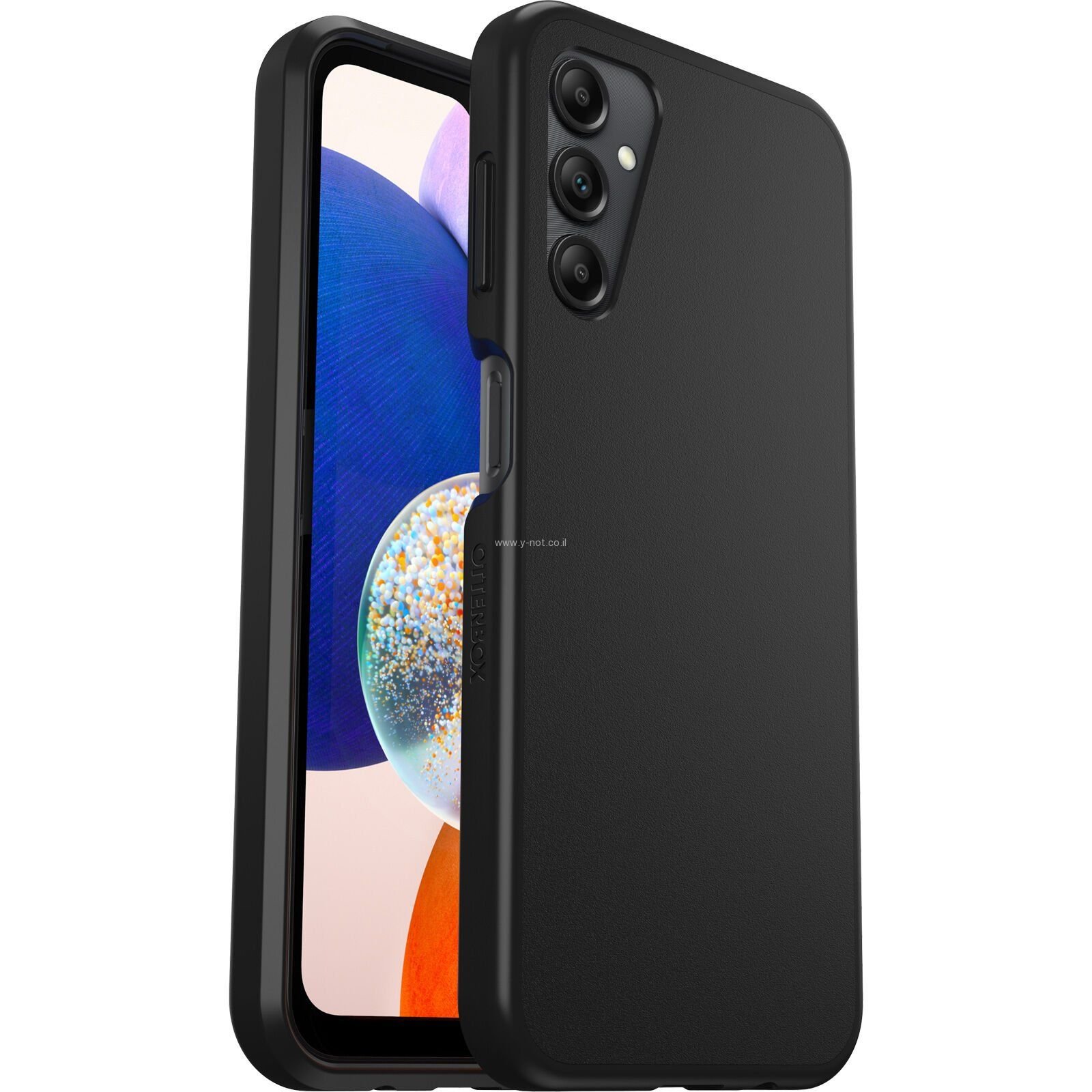 כיסוי OTTERBOX ל Galaxy A14 דגם React -שחור