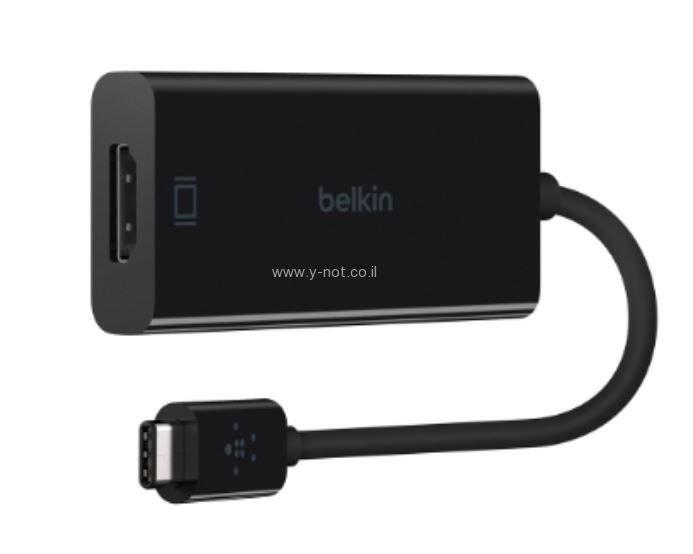 מתאם USB-C ל-HDMI באיכות Belkin 4k