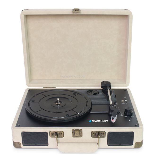 נגן תקליטי ויניל - פטיפון נייד עם Bluetooth מבית Blaupunkt