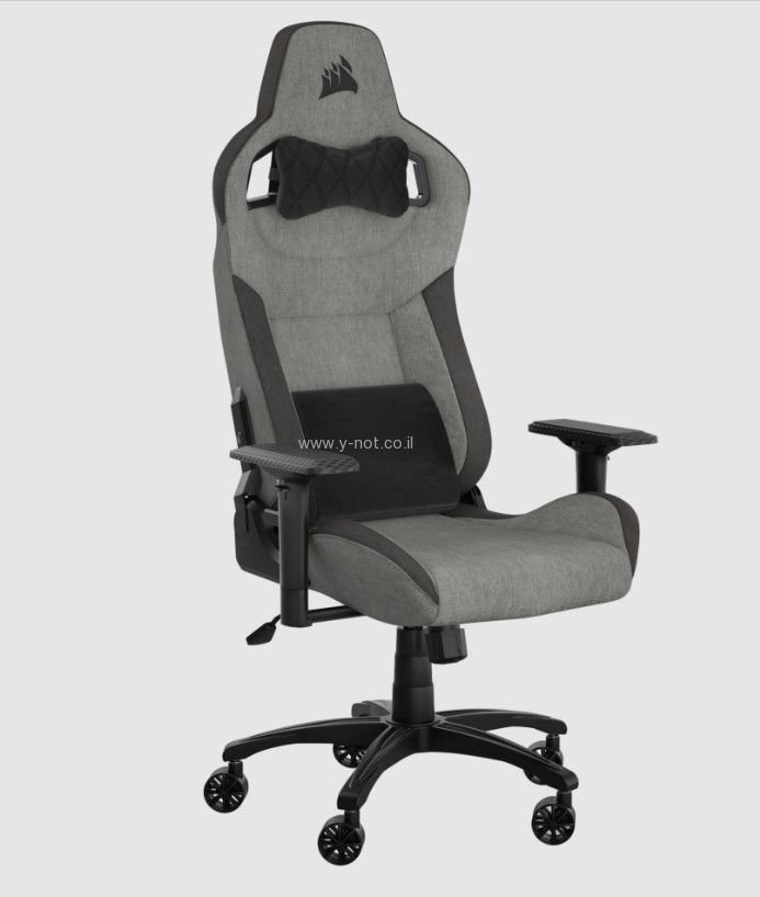 Alternative view of כיסא גיימינג בד CORSAIR T3 RUSH 2023 Fabric  - אפור / שחור