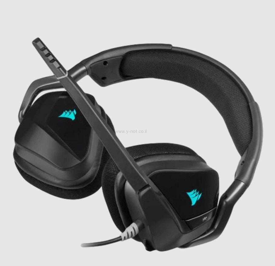 אוזניות גיימינג -CORSAIR VOID RGB ELITE USB 7.1 קרבון – תמונה 3