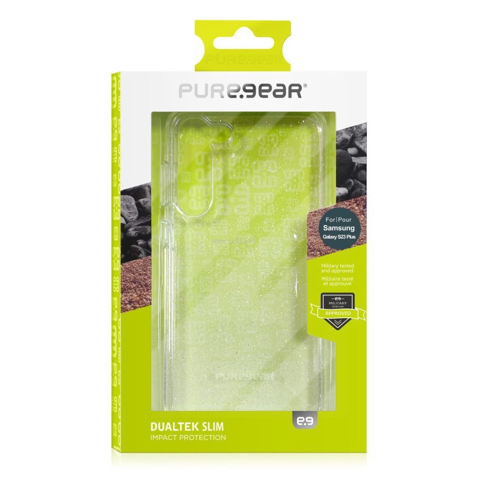 Alternative view of מגן  גלקסי <b> נצנצים S24 ULTRA</b> דגםDualTek SLIM clear  גלקסי  מבית Puregear