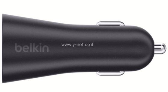 Alternative view of מטען לרכב מהיר 27W מבית בלקין  עם כבל ניתק  Power Delivery USB-C