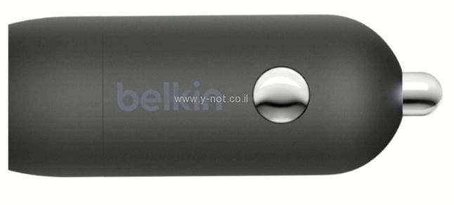 מטען בלקין מהיר לרכב BOOST↑ , CHARGE בחיבור USB-C 18W עם כבל Lightning – תמונה 4