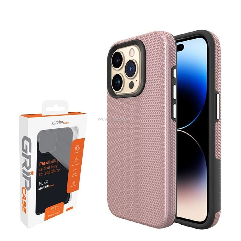 מגן אייפון 15 <b>פרו מקס </b> דגם GRIP FLEX IX - שני שכבות