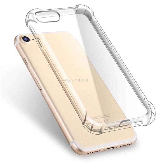 מגן לאייפון 7/8 דגם GRIP GUARD - שקוף