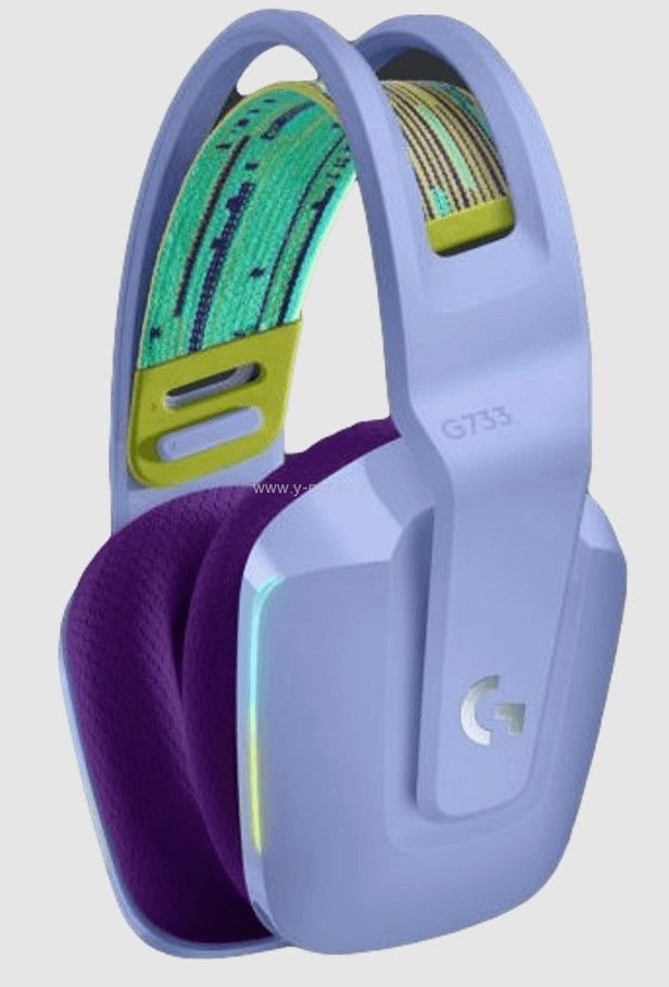 Alternative view of אוזניות גיימינג אלחוטיות מבית LOGITECH דגם G733 LIGHTSPEED RGB HEADSET בצבע סגול