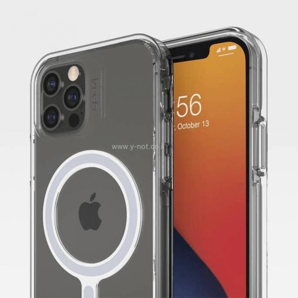 כיסוי gear4 לאייפון 13 עם MagSafe דגם Crystal Palace Snap – תמונה 3