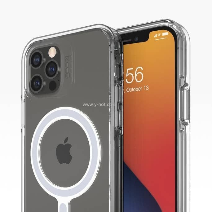 כיסוי gear4 לאייפון 14 עם MagSafe דגם Crystal Palace Snap – תמונה 3