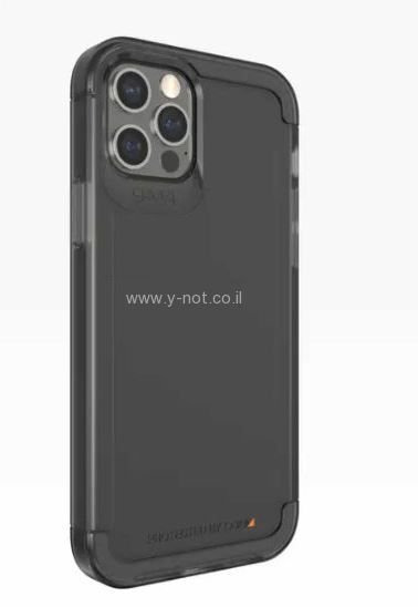 Alternative view of כיסוי GEAR4 לאייפון 12  <b>מיני</b> דגם WEMBLEY - אפור מעושן