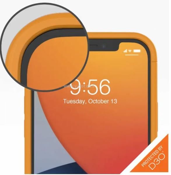 כיסוי GEAR4 לאייפון 12 <b>מיני</b> דגם WEMBLEY - אפור מעושן – תמונה 4