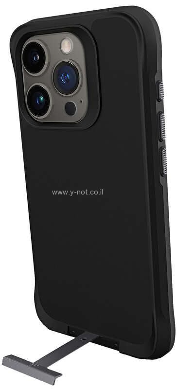 Alternative view of כיסוי  לאייפון   <b>15 pro max</b> עם חיבור MagSafe כולל סטנד מתכת יציב  מבית  GRIP MATRIX - בצבעים