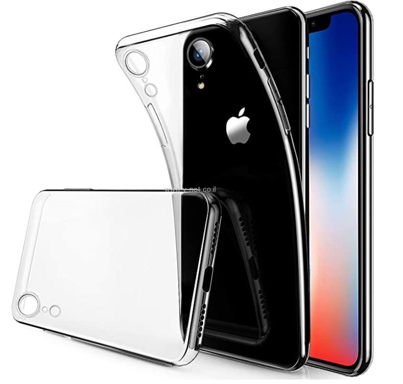 מגן סיליקון לאייפון XR דגם GRIP GUARD - שקוף