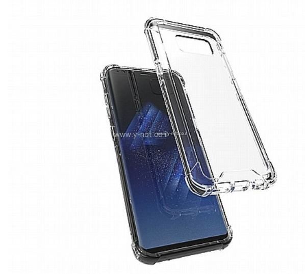 מגן סיליקון ל Xiaomi Redmi Note 9 - שקוף - דגם GRIP GUARD