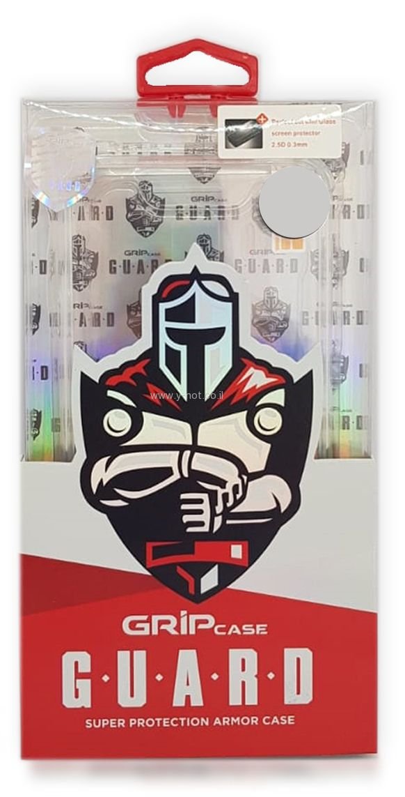 מגן סיליקון ל Xiaomi Redmi 9S/PRO - שקוף - דגם GRIP GUARD